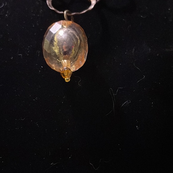 Handmade Jewelry - Choker Made w Up cycled Necklace Parts & Upcycled Gold Links - Picture 4 of 6